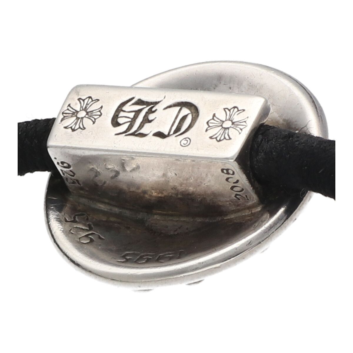 Chrome Hearts クロムハーツ クロスボール ヘアゴム SV925 クロム