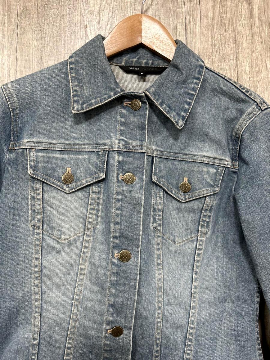 【関税込み】Marc Jacobs デニムジャケット MARC JACOBS モノグラム デニムジャケット