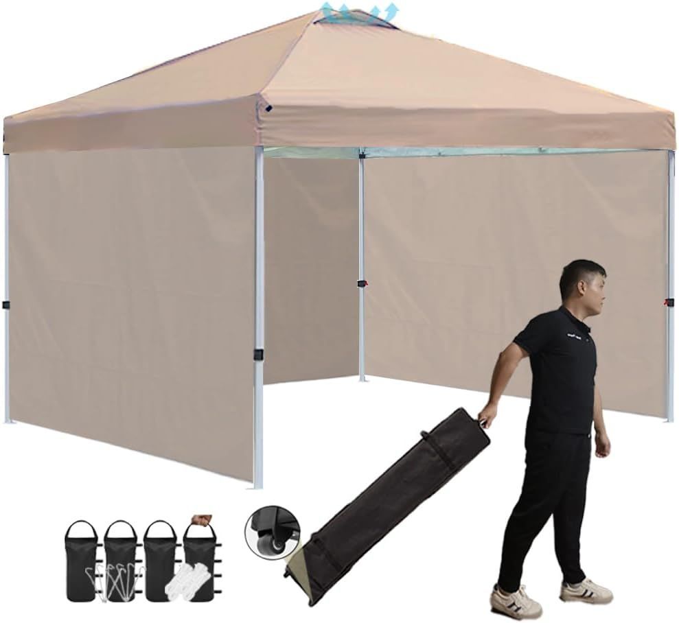 ToopTapu タープテント ワンタッチ サイドシート3枚付き 2.5m||729162