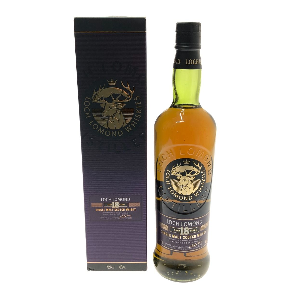 □□LOCH LOMOND ロッホローモンド 18年 シングルモルトスコッチウイスキー 未開栓