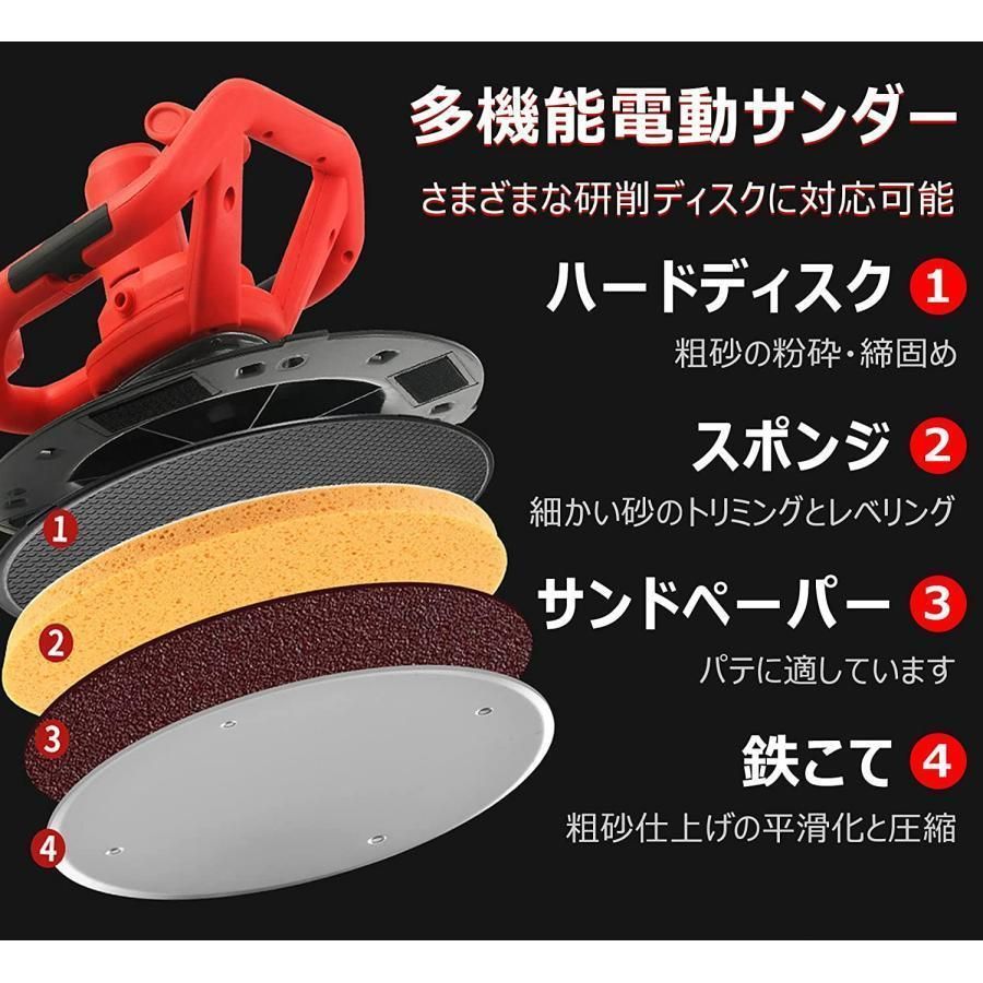 38cm電気サンダー セメント