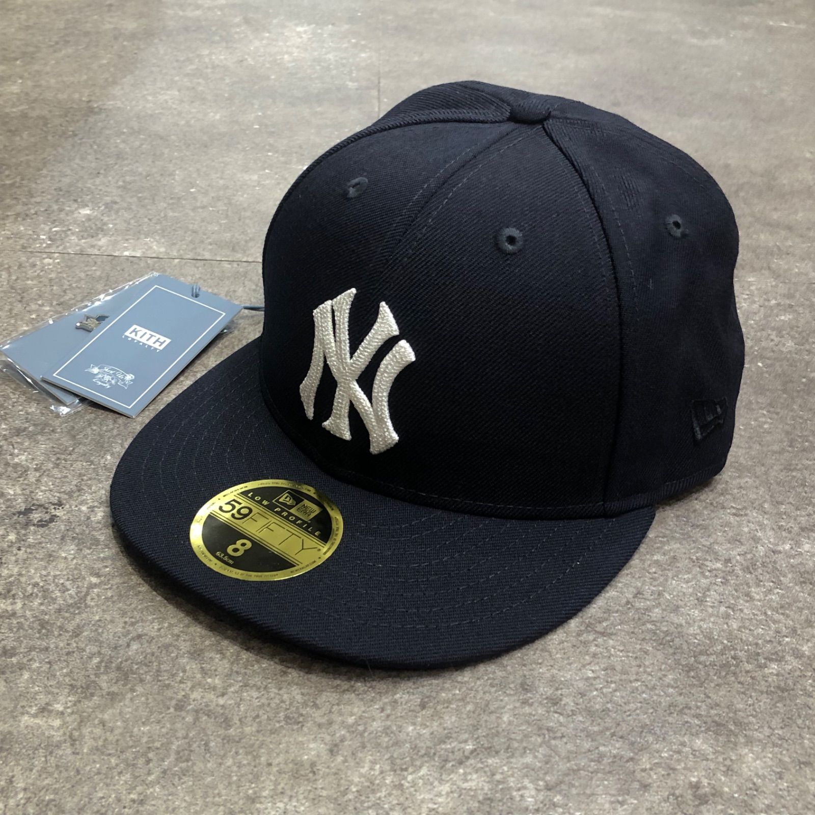 KITH ニューヨーク・ヤンキースキャップ ネイビー Kith & New Era for the New York Yankees 59FIFTY - Navy