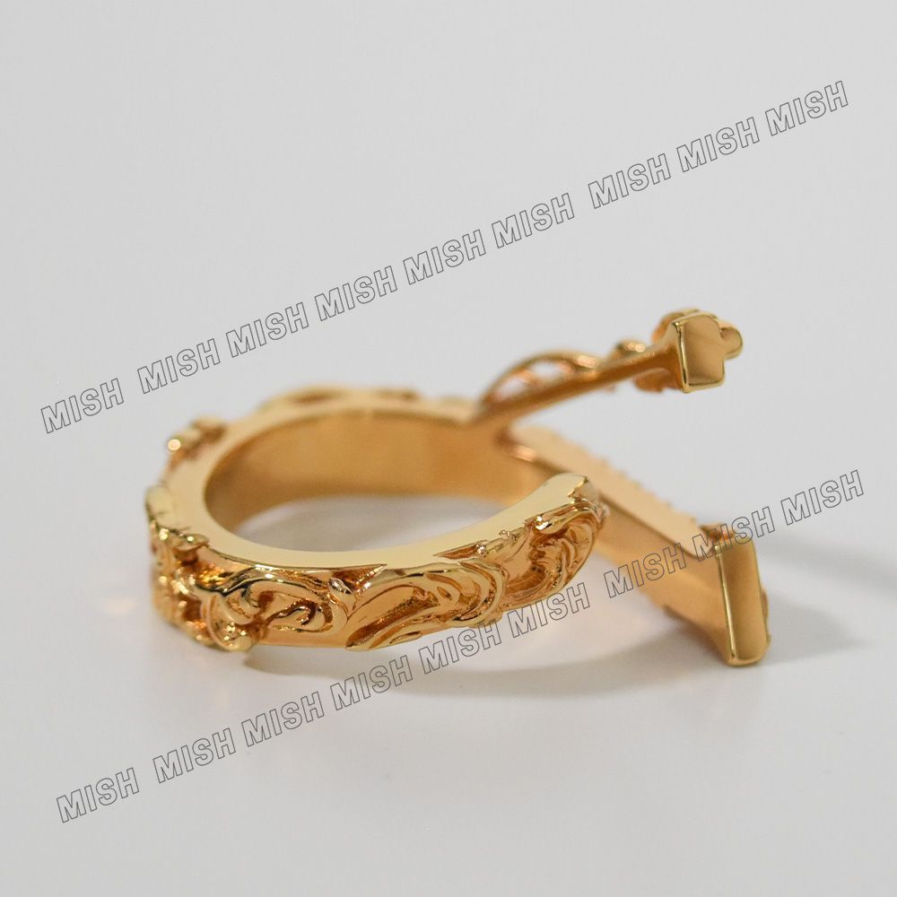 ヴェルサーチ 指輪 リング メンズ VERSACE ゴールド 1008779 - メルカリ