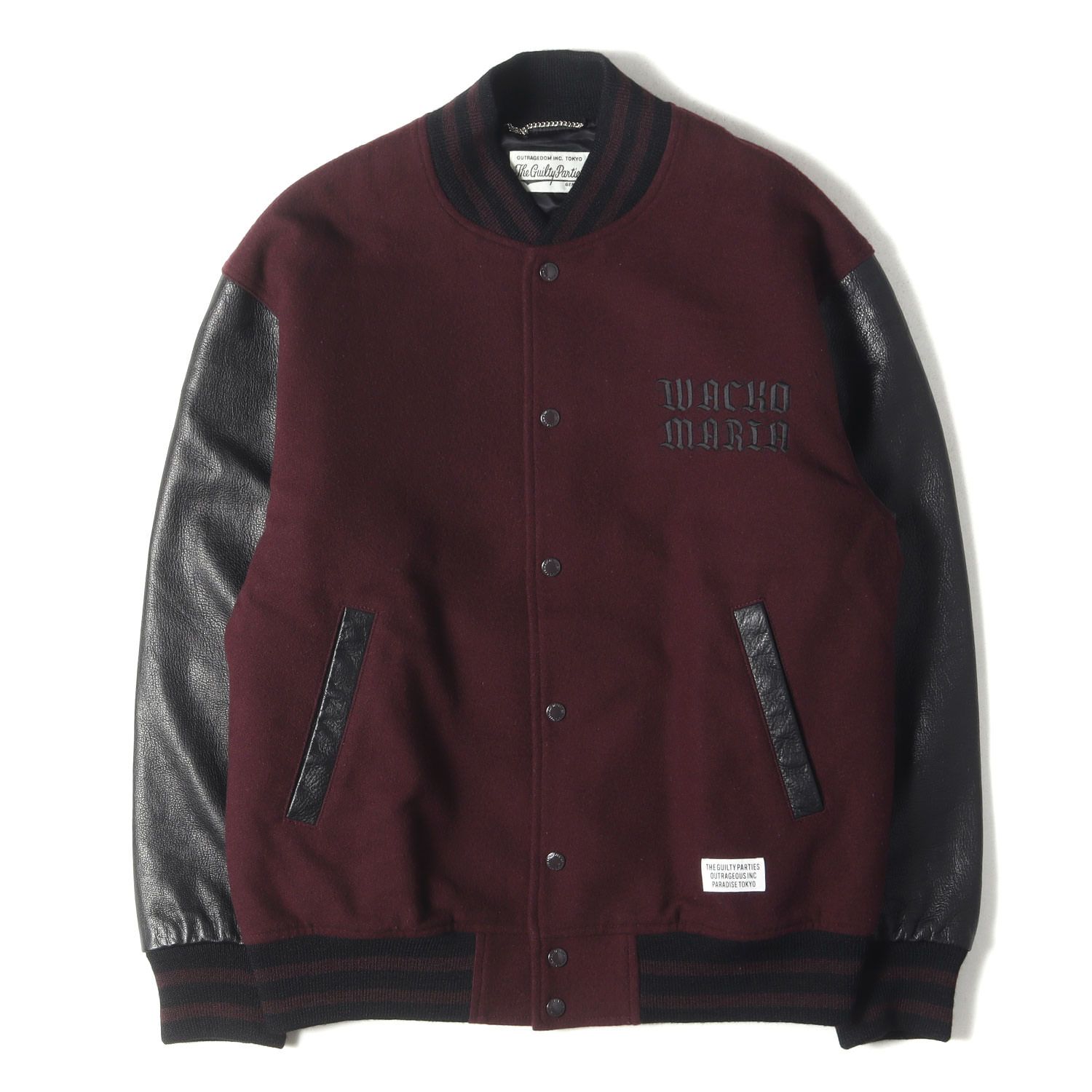 WACKOMARIA 23SS VARSITY JACKET スタジャン WACKO MARIA ワコマリア ジャケット サイズ:S 23SS 袖レザー メルトン