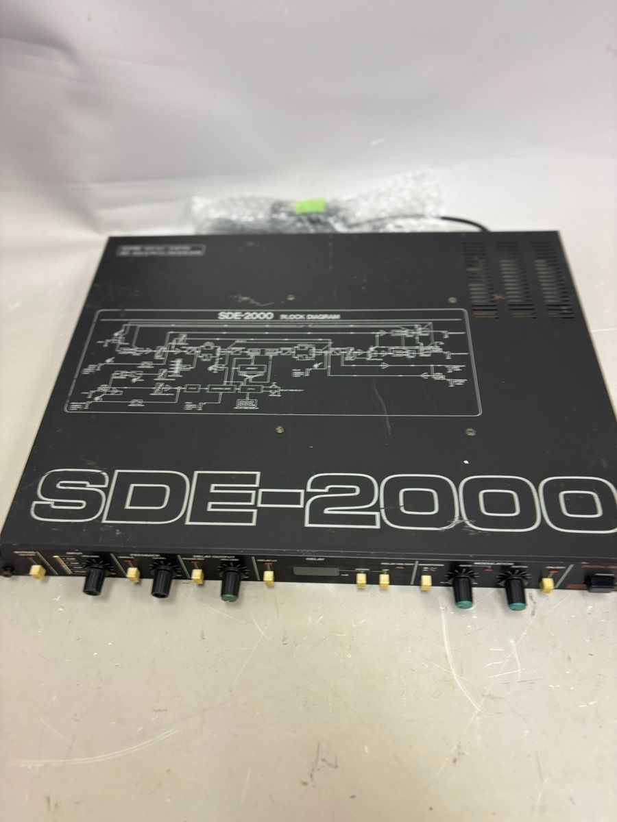 動作品】Roland SDE-2000 デジタルディレイ ラックエフェクター