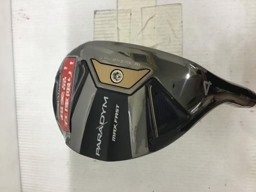 【新品、未使用】 PARADYM MAX FAST ユーティリティ 5番 A シン貧打爆裂レポート『PARADYM ユーティリティ ノーマル/X/MAX FAST