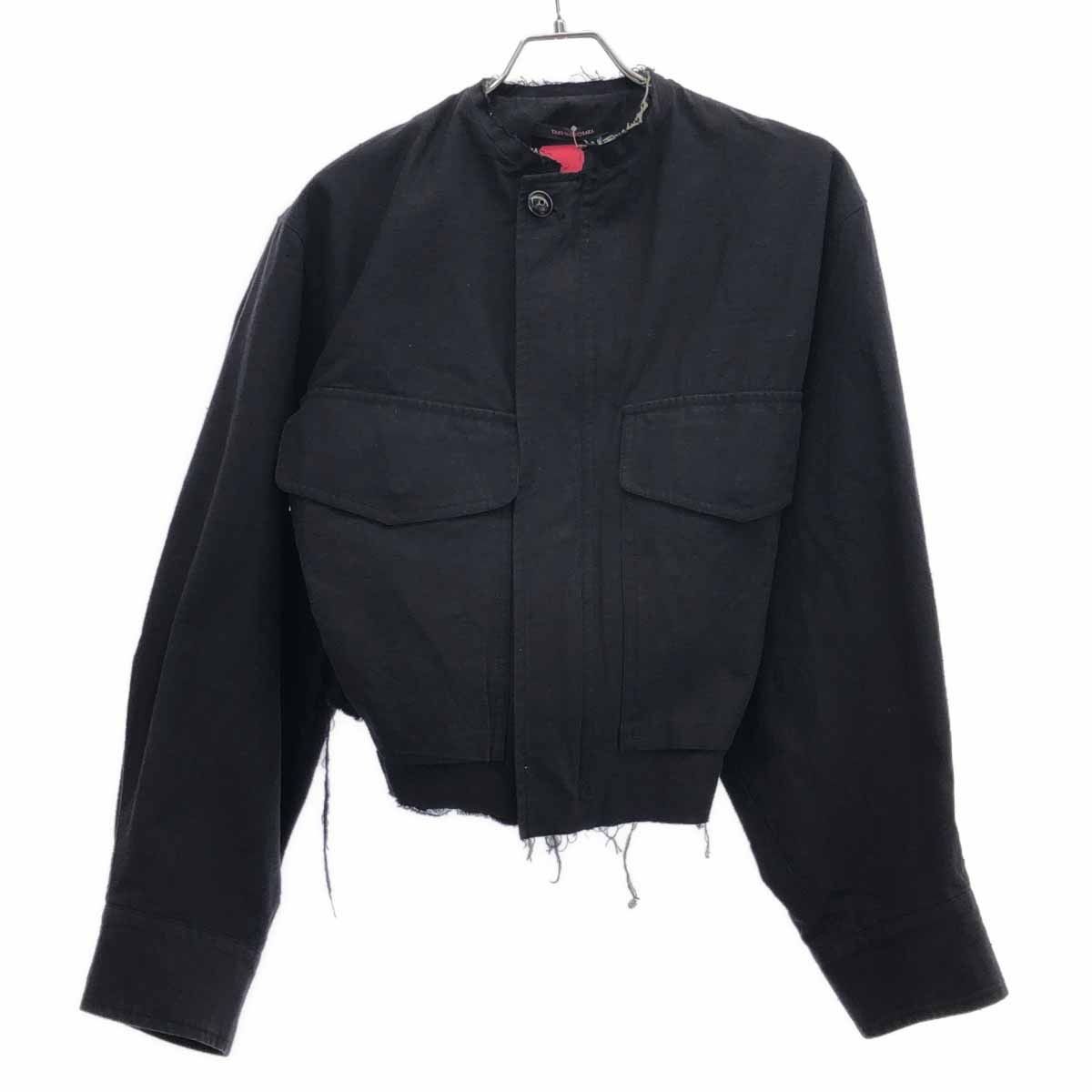 TAKESHI KOSAKA by Y's Pink Label タケシコサカ バイ ワイズ ピンクレーベル カットオフウエストギャザージャケット YN-Y42-035 ブラック
