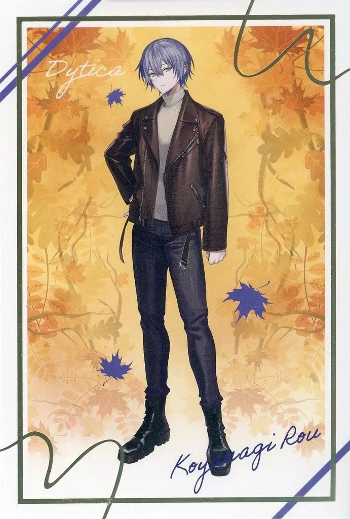 中古】ポストカード 小柳ロウ 箔押しポストカード 「バーチャル