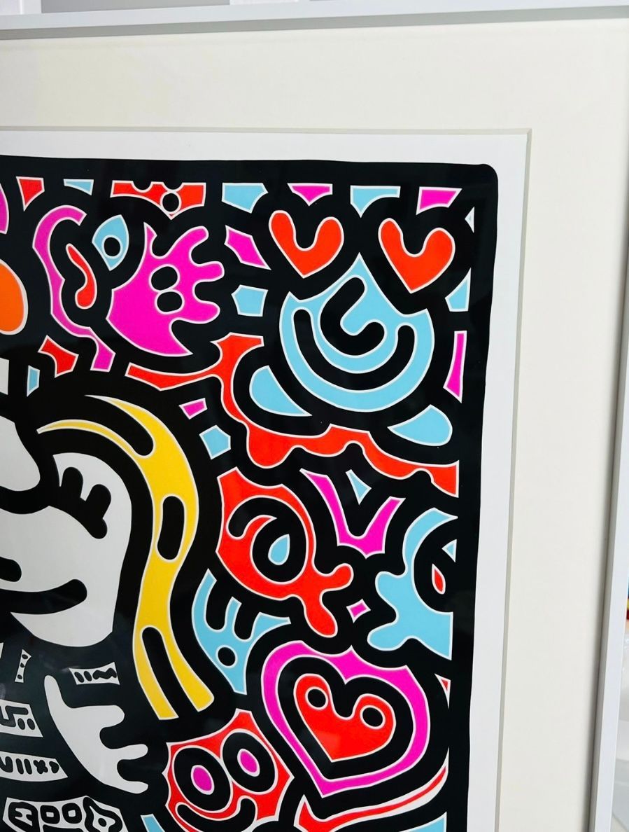Mr Doodle　版画　Doodle Hug Bonhams : Mr Doodle (British, born 1994) Doodle Hug Screenprint in