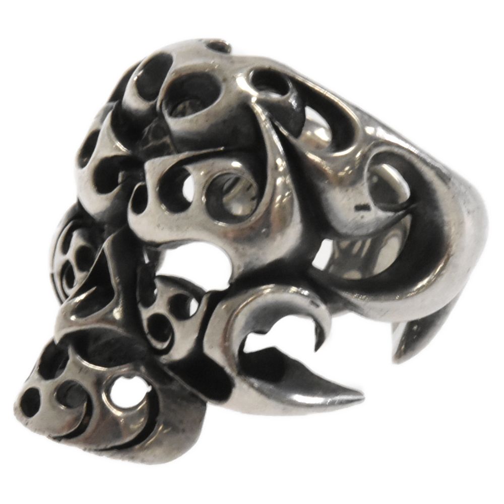 希少品 TENDERLOIN テンダーロイン ボルネオスカルリング シルバー TENDERLOIN テンダーロイン 新品仕上げ済 T-SKULL RING SILVER