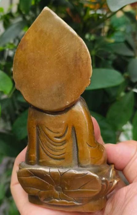 Amazon｜銅細工 蓮華座 観音菩薩 香炉 仏教美術 工芸品 美術品
