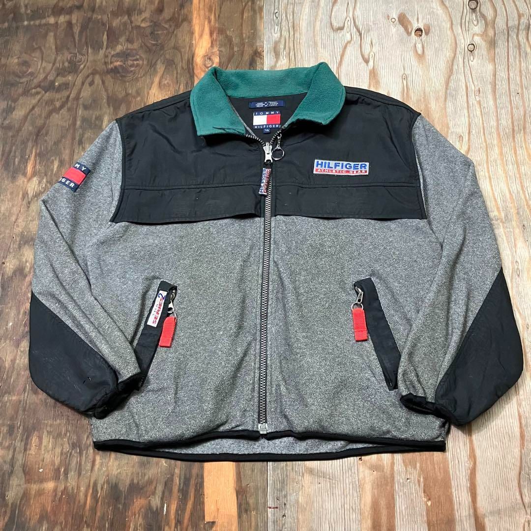 【希少】90s古着トミーヒルフィガー　スポーツジャケット Lサイズ 希少】90s古着トミーヒルフィガー スポーツジャケット Lサイズ