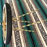 現品限り 20インチ LOWRIDER フラットツイスト コンチネンタル キット 16インチ ゴールドホイール LOWRIDER タイヤ付き