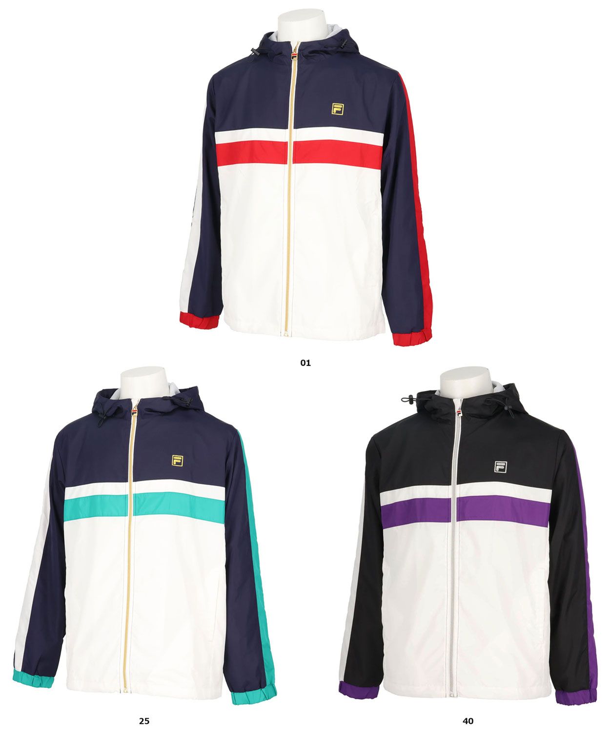 フィラ FILA テニス ウィンドフードジャケット VM7031 25 グリーン