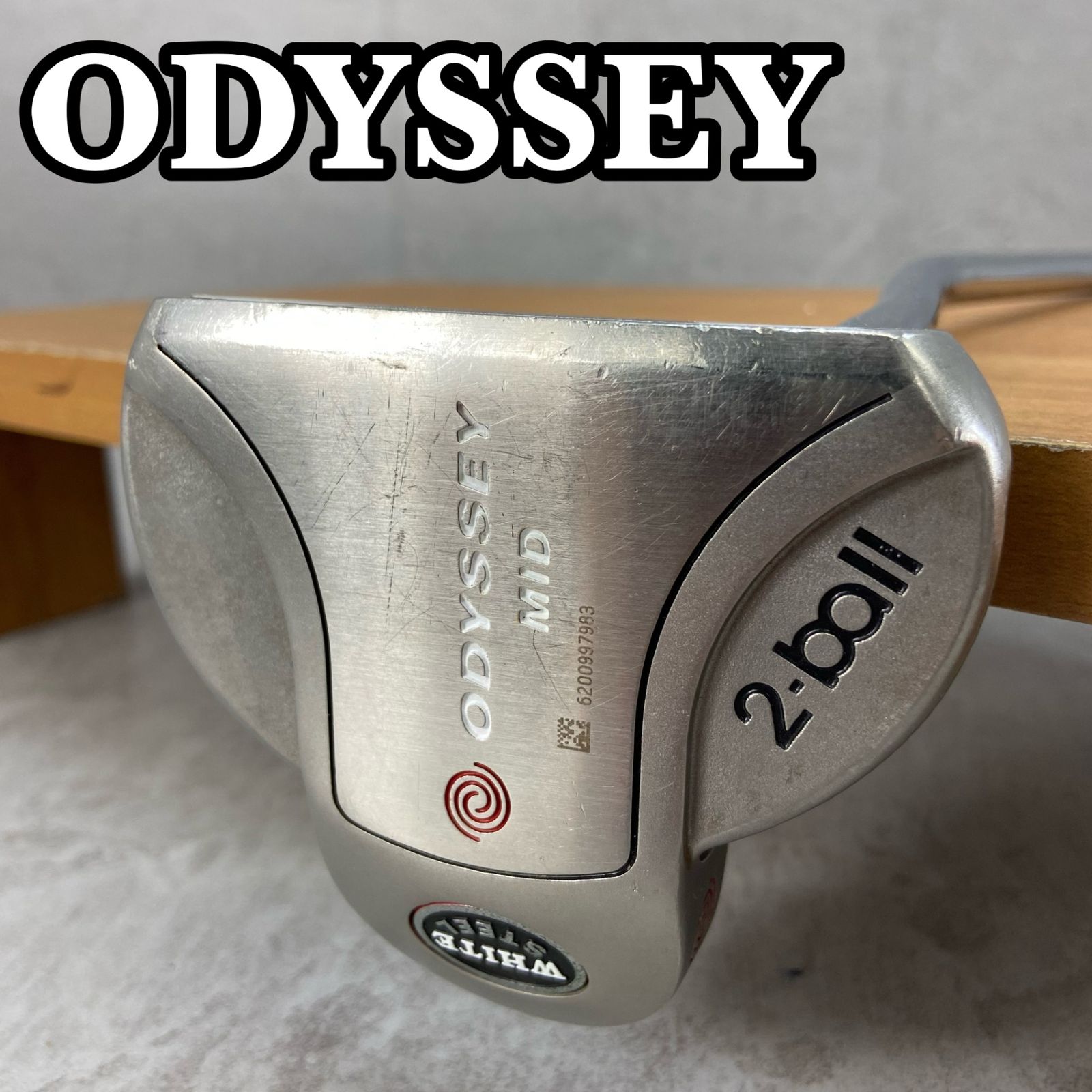 ODYSSEY　オデッセイ　WHITE　STEEL　2･BALL　ボール　ホワイトスチール　メンズゴルフパター　スチール　右利き用　PT　34インチ　522g オデッセイ（車） オデッセイ ホワイトスチール 2ボール パター