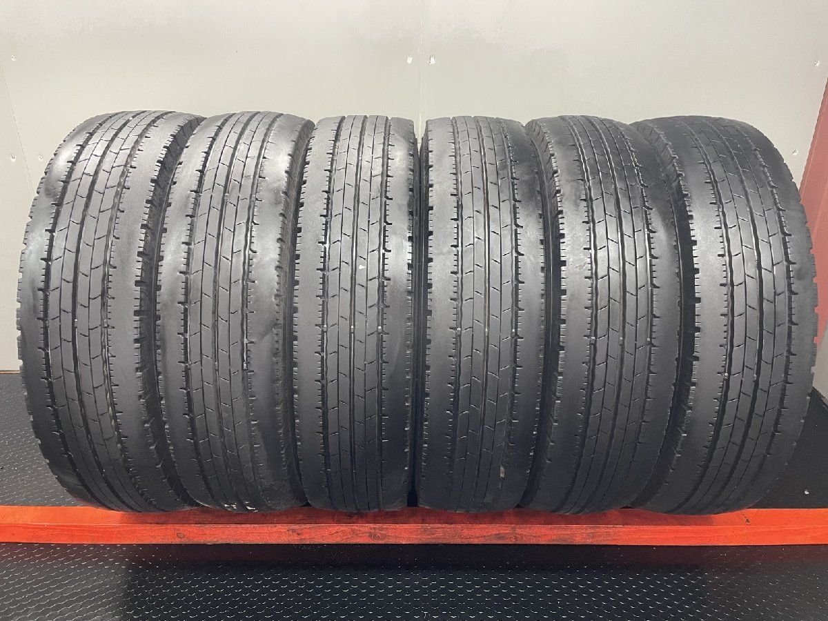 DUNLOP ENASAVE SPLT50M 205 85R16 117 115N LT ライトトラック用 夏タイヤ 6本 23年製 バリ溝 デュトロ アトラス等 STT006