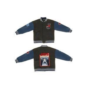 5営業日で発送 丸眞 ジョーズ ブルーバックシャーク スタジャン L アウター メンズ 4985015000