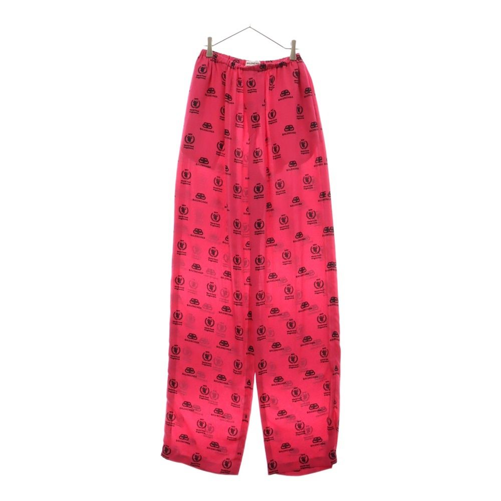 BALENCIAGA (バレンシアガ) WFP Trousers 594891 TIL21 WFPプリント トラウザーパンツ 総柄 ピンク