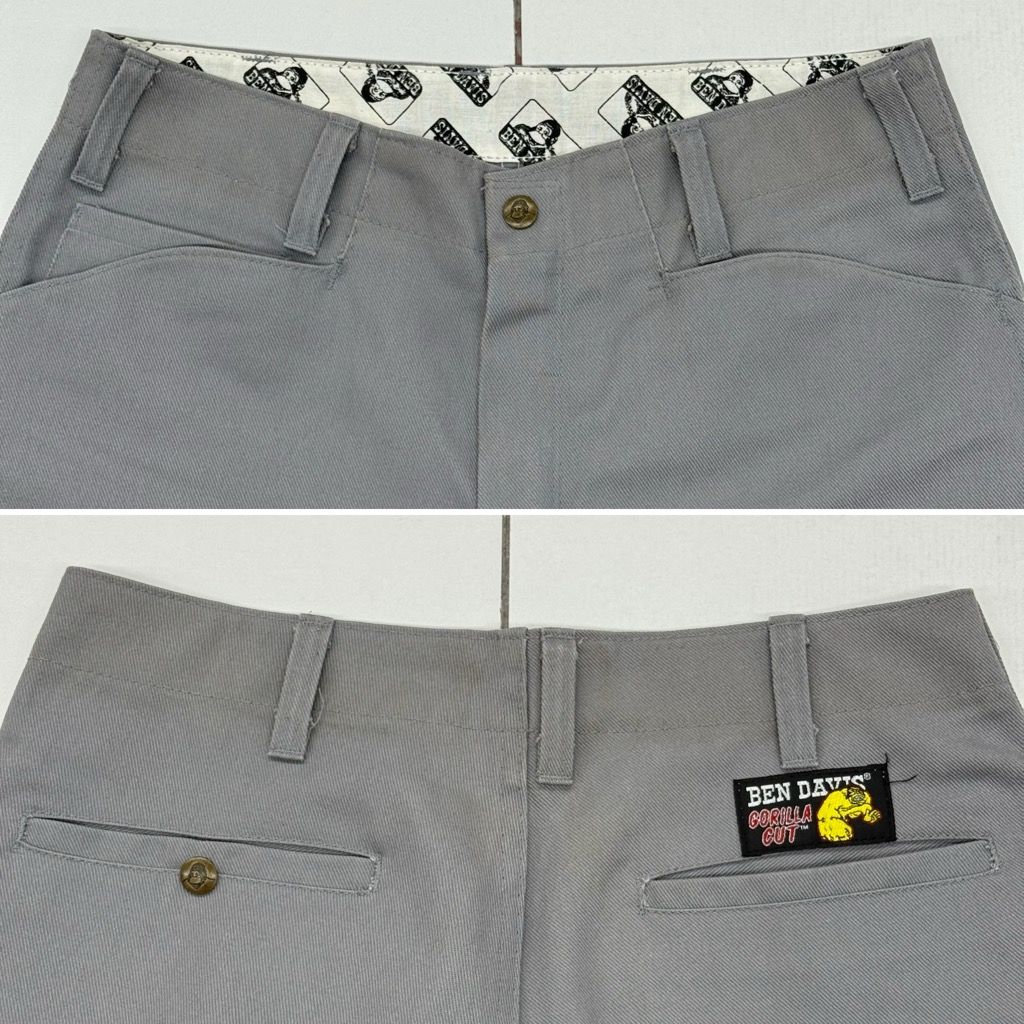 90s BEN DAVIS GORILLA CUT Frisco Work Pants made in USA W30 カット