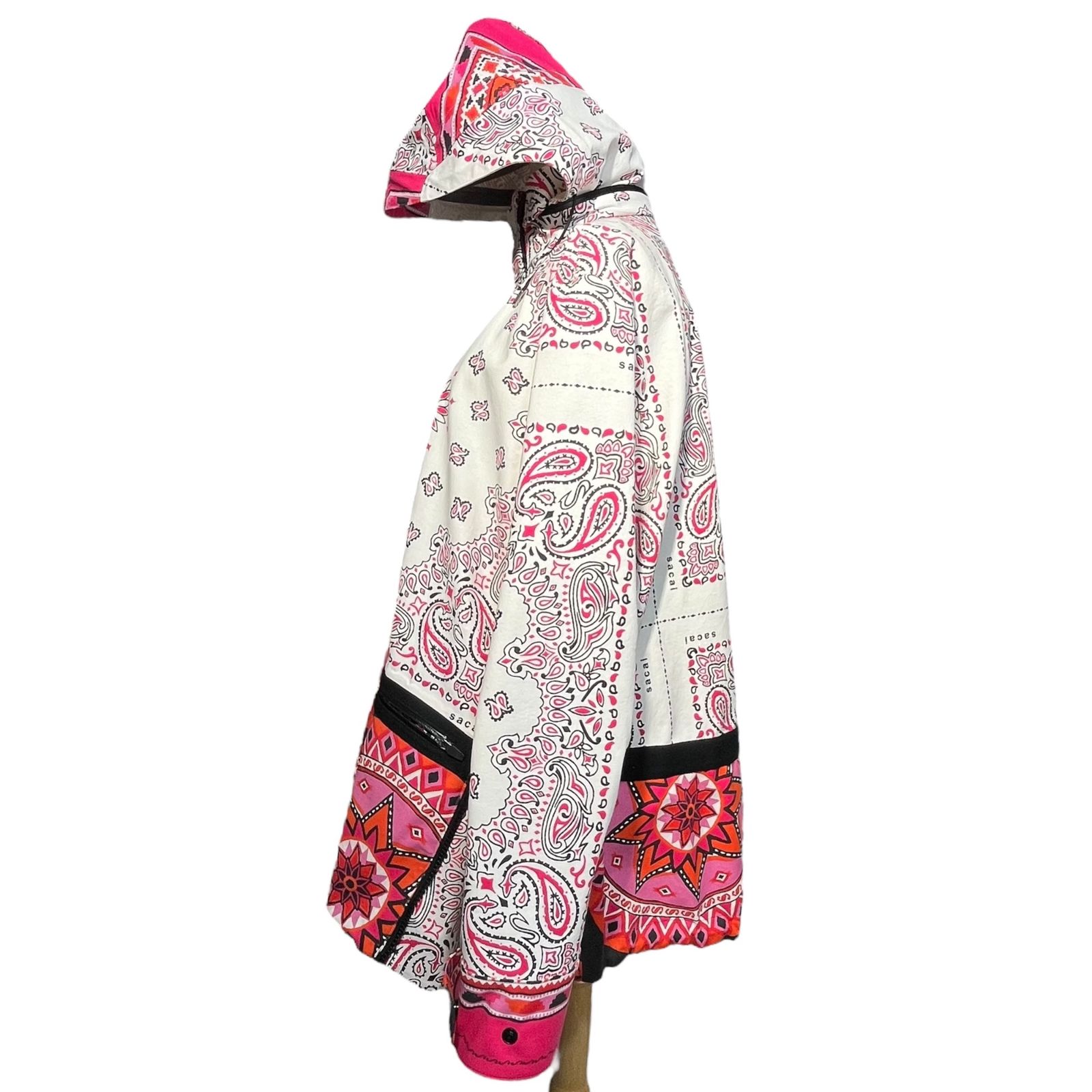 sacai(サカイ) 22SS Bandana Print Paisley Mountain Hood