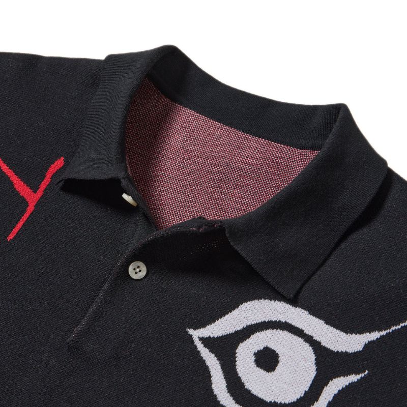 NEW ERA ニューエラ ニット ポロシャツ 希少 TARO OKAMOTO 岡本太郎