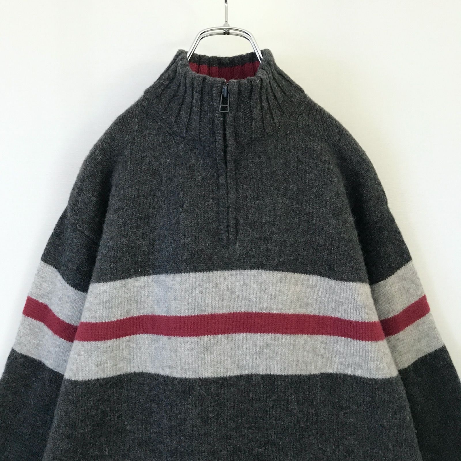 GAP ギャップ☆ハーフジップ☆ハイネックニット☆1/4ZIP☆モックネック