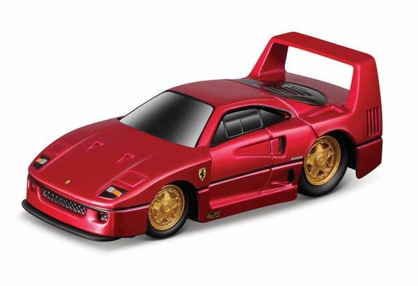 新品 Maisto 1/64 Muscle Machines フェラーリ F40 メタリック