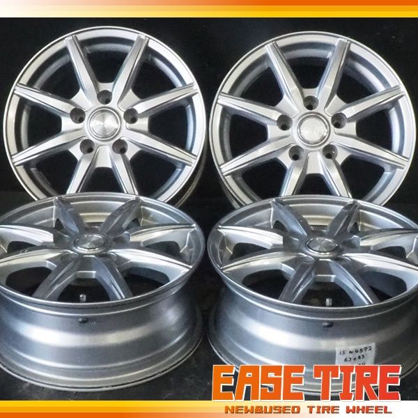 スタッドレス用に ヨコハマ LAYCEA 15×6J 43 114.3 5H 4本 ノア ヴォクシー セレナ ステップワゴン等