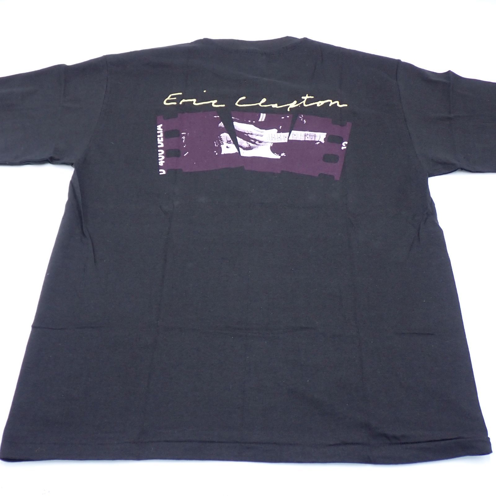 【美品】エリック・クラプトン HANES バンドTシャツ 黒 Lサイズ 送料無料 ERIC CLAPTON エリック・クラプトン バンド Tシャツ L