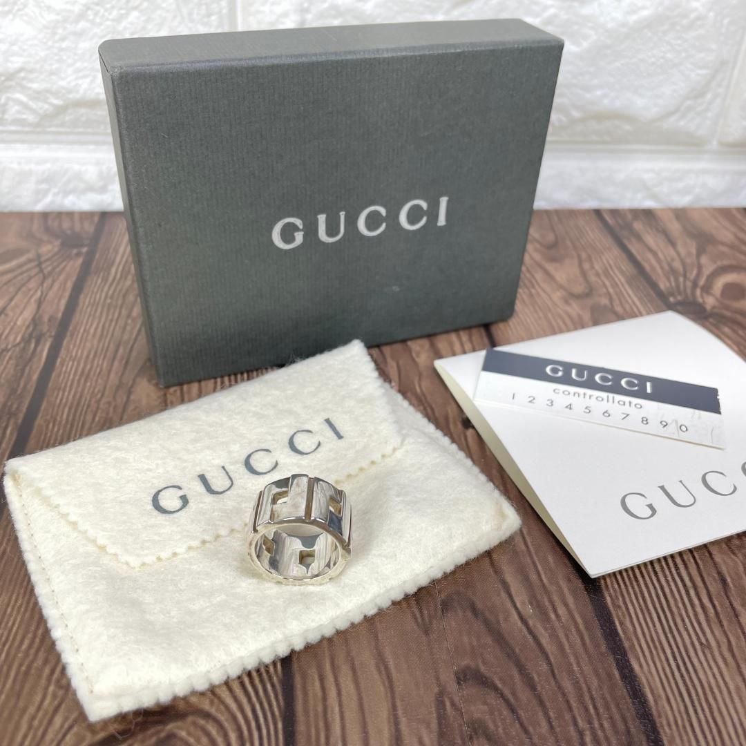 GUCCI グッチ モダニスト リング sv 925 12号 - メルカリ