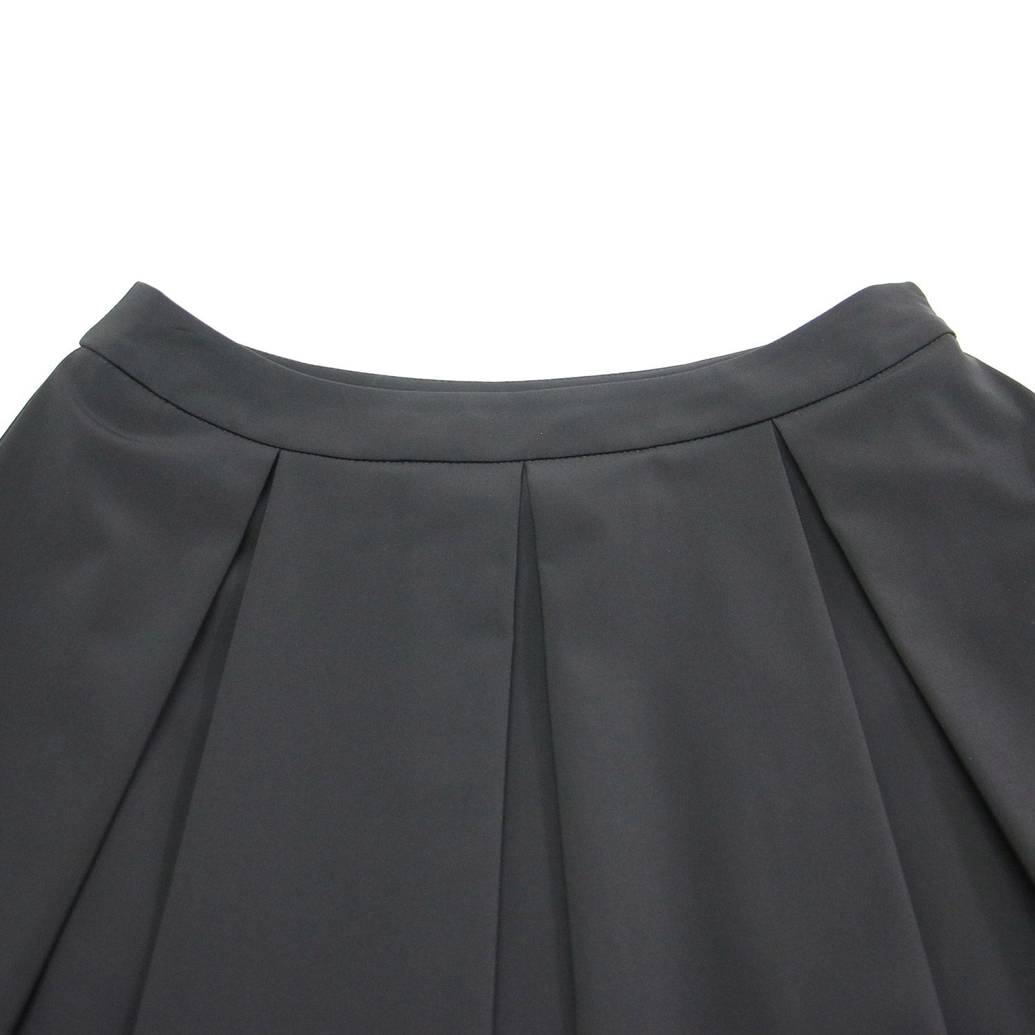 Rene ルネ スカート ブラック 黒 サイズ 34 XS ビーズ付き バルーン スカート ミディ丈 タック Ａライン ボトムス レディース SIROKUMA-CORPORATION_COM