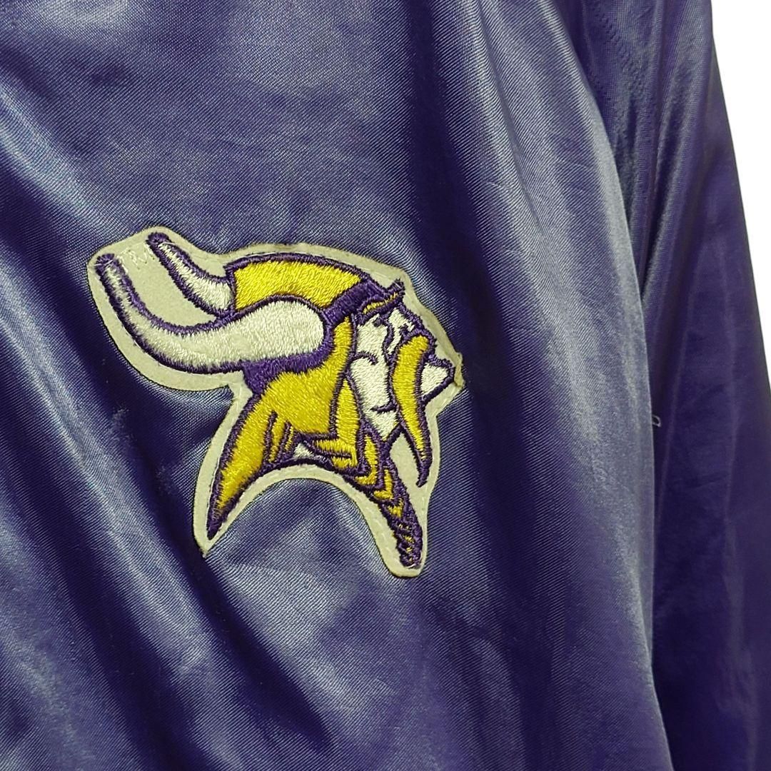 NFL ミネソタ・バイキングス チームロゴ刺繍 ナイロンスタジャン A