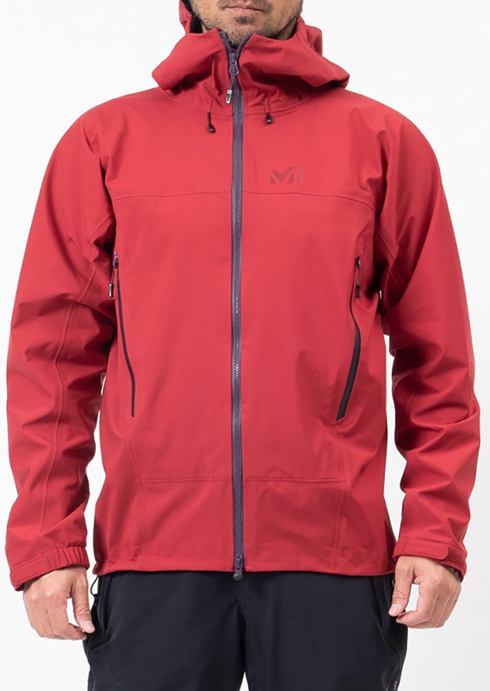 ミレー MILLET アウトドア ティフォン50000ウォームストレッチジャケット TYPHON 50000 WARM ST JKT MIV01554 メンズ レインウエア レインジャケット MIV01554 1546 DEEPRED