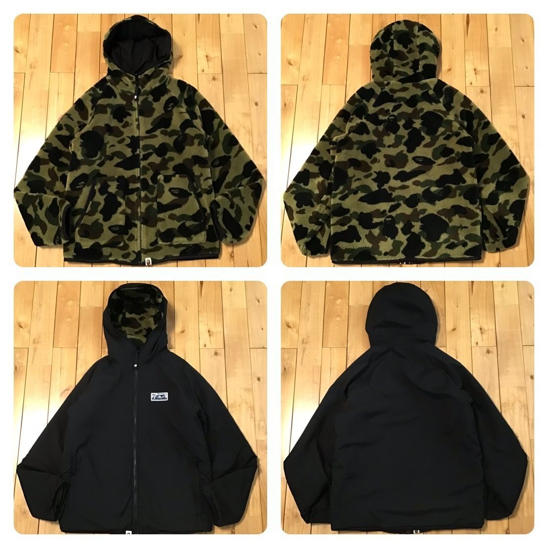 A bathing ape モコモコパーカー 【公式通販】