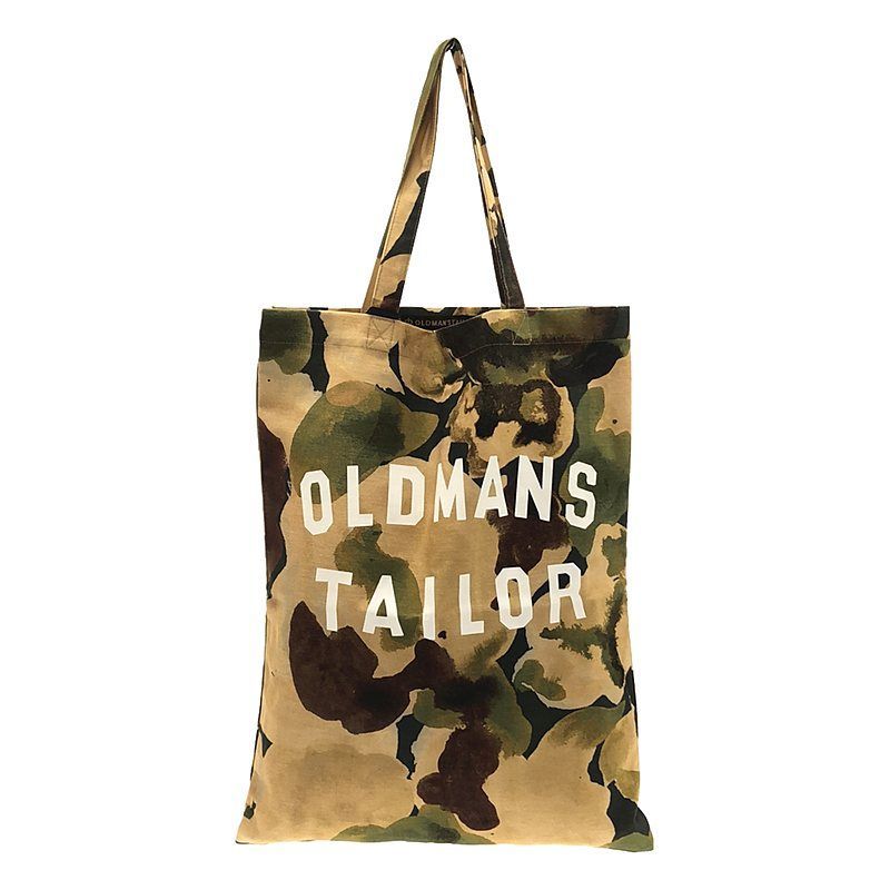 OLDMAN'S TAILOR / オールドマンズテーラー | カモフラ柄 ロゴ トートバッグ | F | レディース