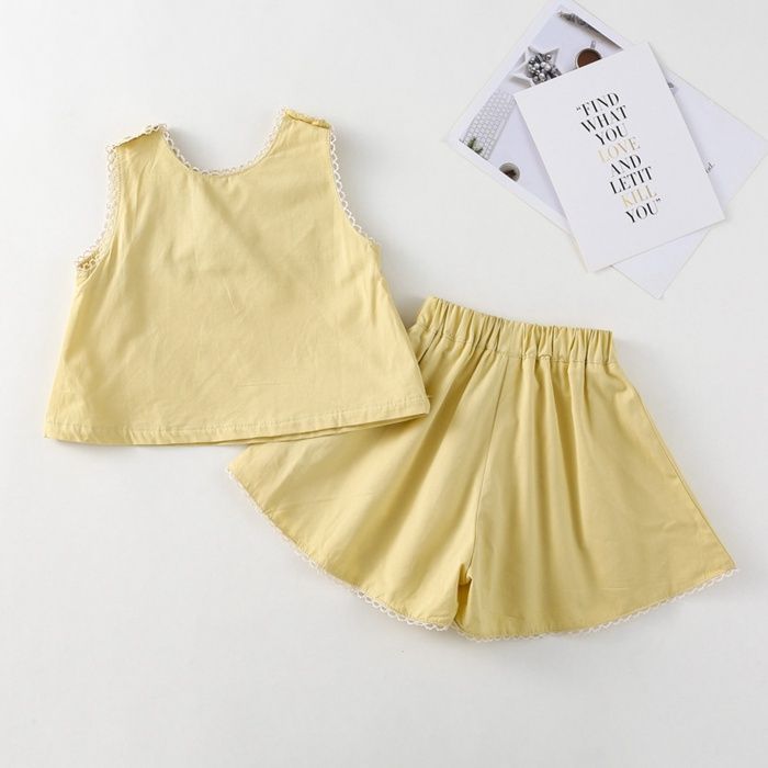 タンクトップ 女の子 子供服 ノースリーブ キッズ 刺繍 セットアップ 袖なしtシャツ クルー Tシャツ ボーダー柄タンクトップ 子供 Rora 通販 0 2023春夏新作☆子供服☆キッズ服☆キャミソール