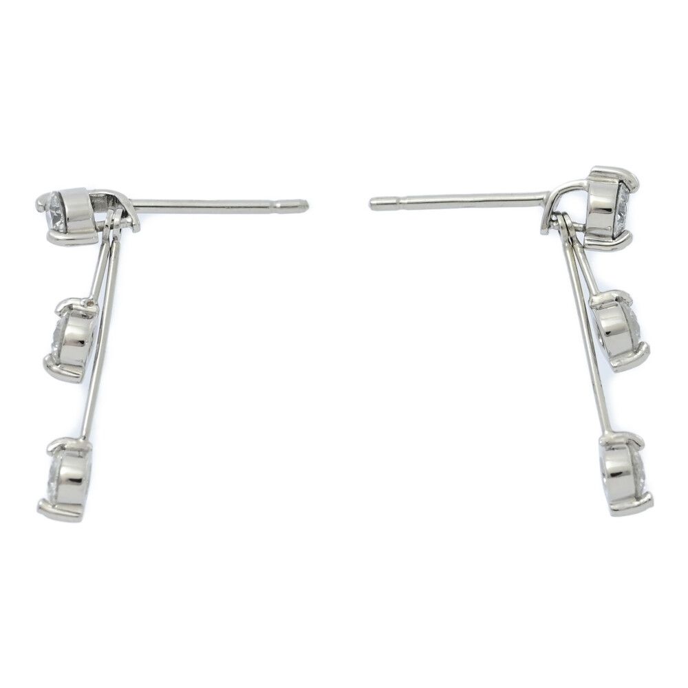 0.4ct/FD:0.4ct/トリロジー・ダイヤモンド スウィング ピアス/Pt900