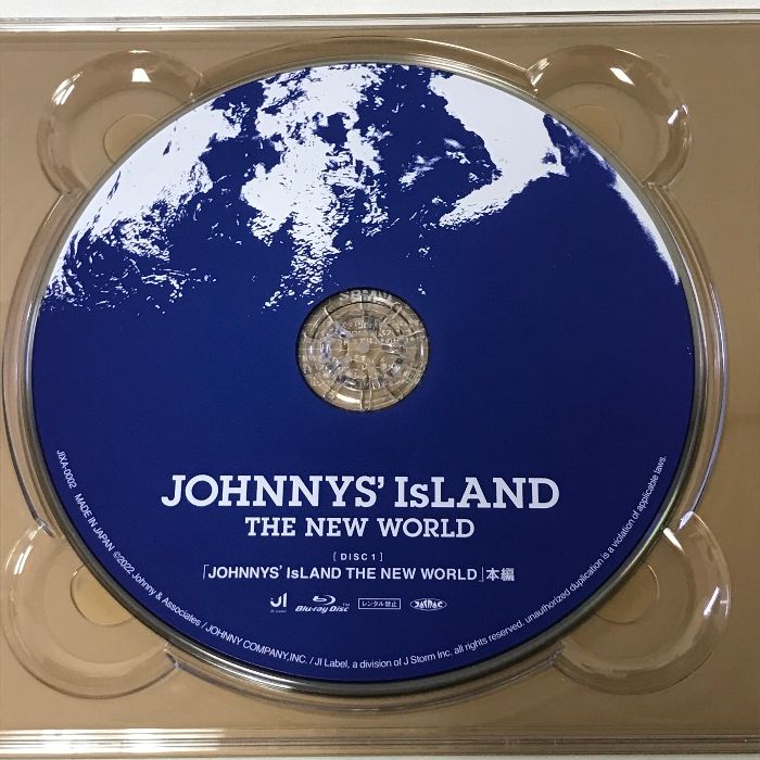 JOHNNY'S IsLAND 淡く THE NEW WORLD Blu-ray