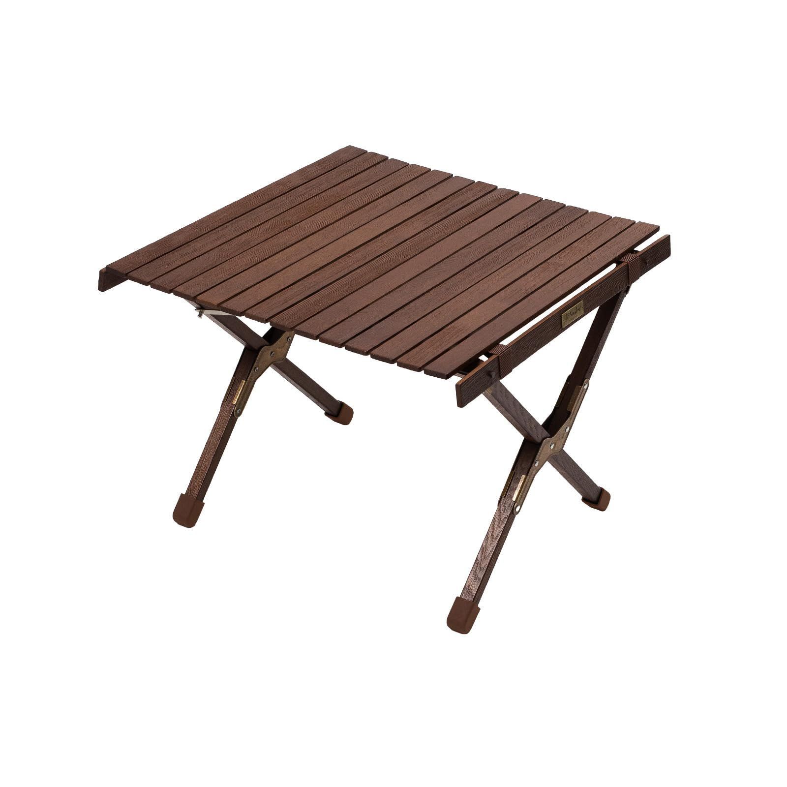 ハイランダー(Hilander) ウッドロールトップテーブル 90×60cm ウッド