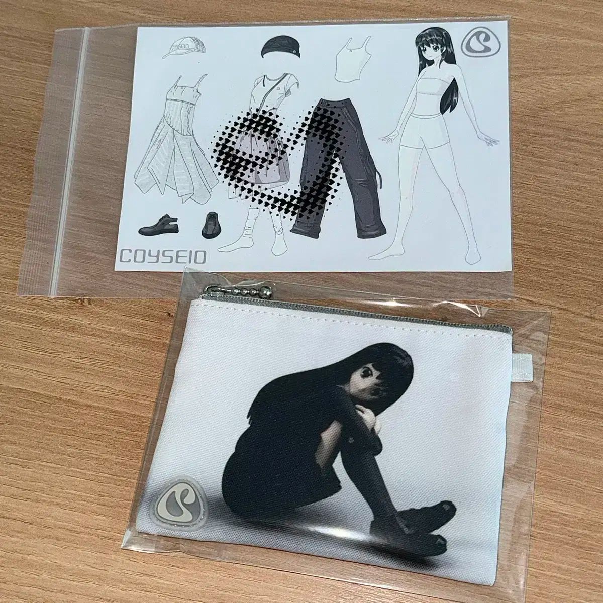 【雷市場（ポンジャン）商品韓国直送】こいせいお ポーチ u0026 ステッカー まとめ売り