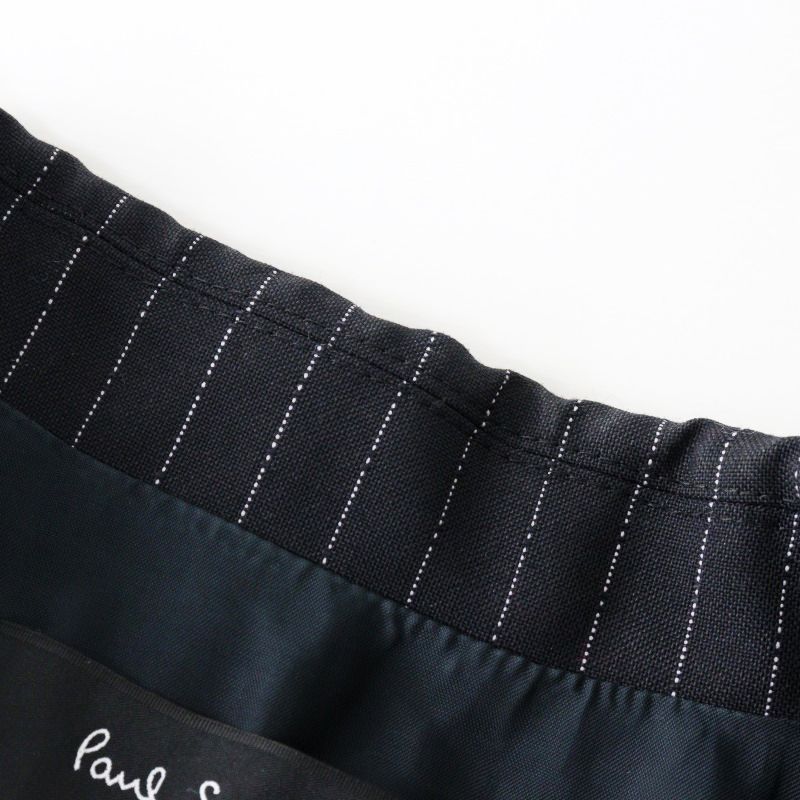 ポールスミス Paul Smith BLACK ウールモヘヤストライプ