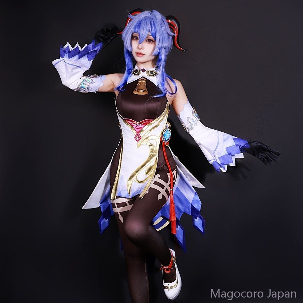 COSPLAY衣装原神中国風ゲームコスチューム璃月御姉甘雨キャラクターコスプレ