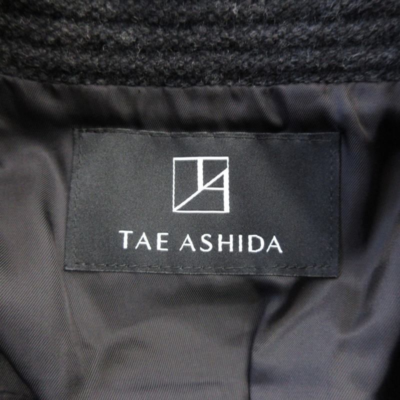 タエ アシダ TAE ASHIDA 近年モデル ウールxラムレザー コート タエ アシダ TAE ASHIDA 近年モデル ウールxラムレザー コート