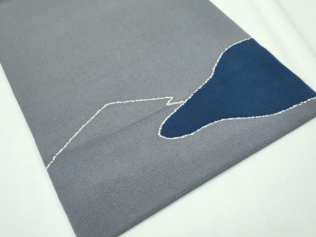 平和屋本店□極上 和染紅型 栗山紅型 栗山吉三郎 九寸名古屋帯 桐 鬼