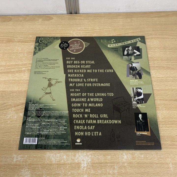【限定】Hillbilly Moon Explosion 7インチレコード 7