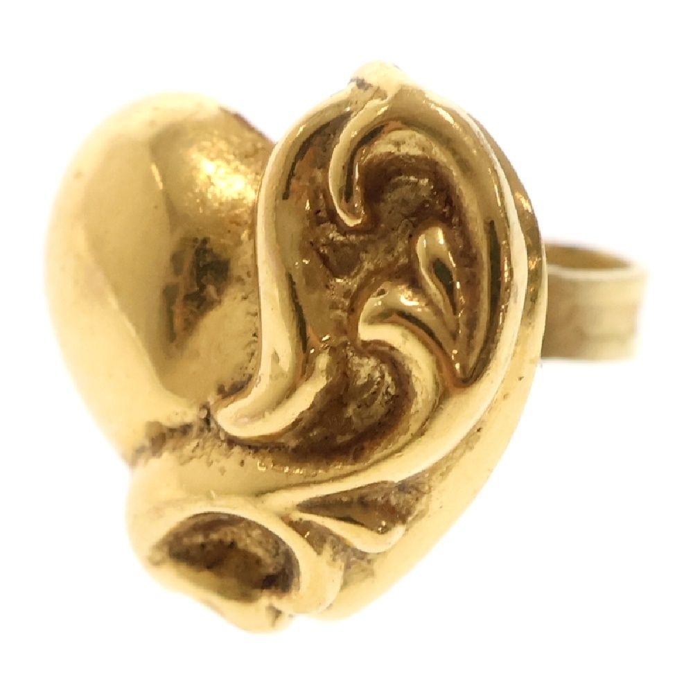 CHROME HEARTS クロムハーツ 22K HEARTS STUD ハート スタッドピアス ゴールド