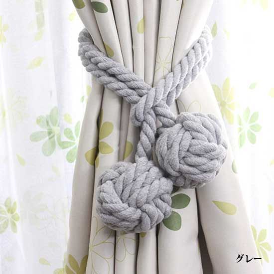 マスタード色リネンカーテン 取り付けストラップ、タッセル マスタード色リネンカーテン 取り付けストラップ、タッセル S