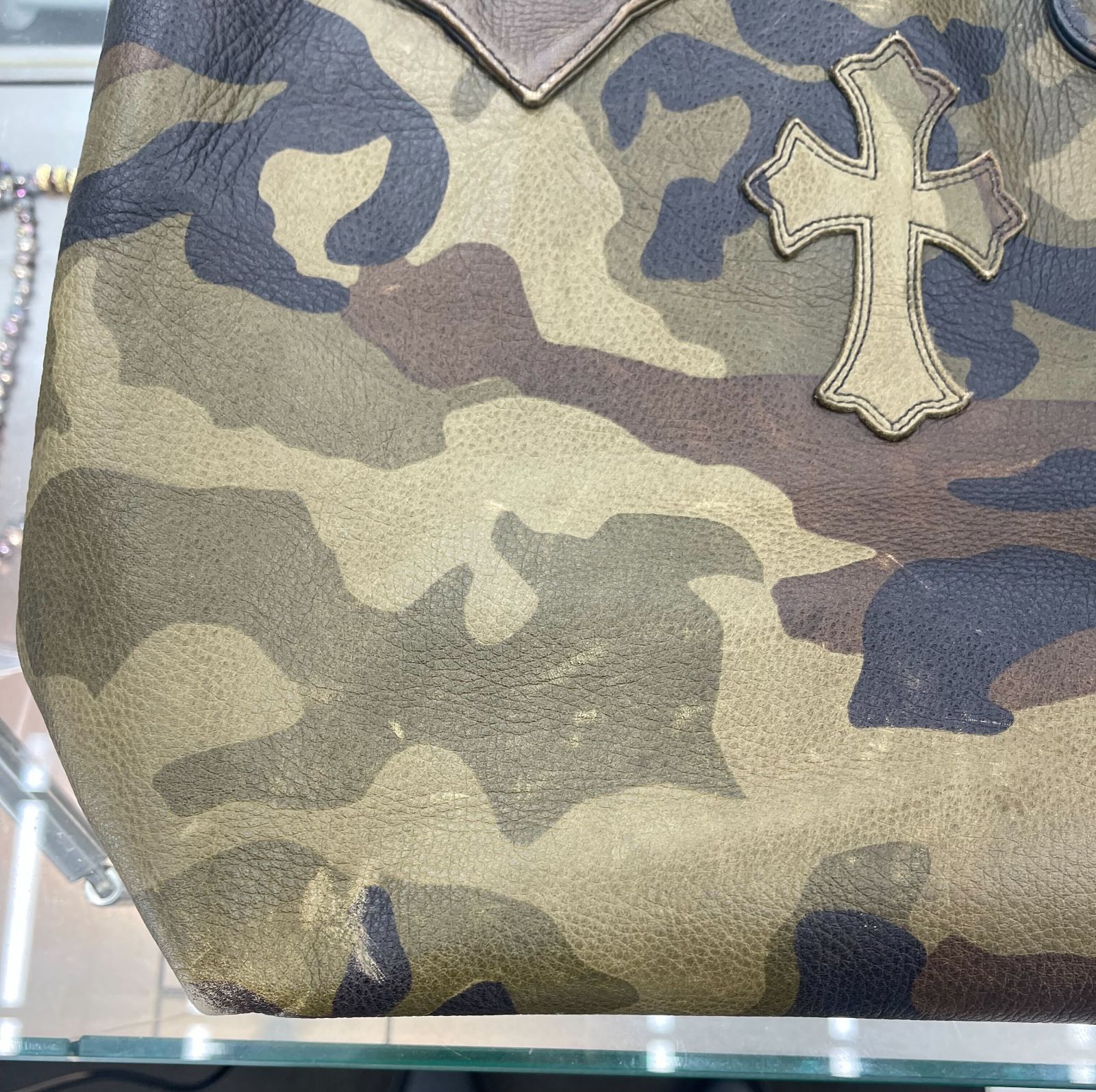 CHROME HEARTS (クロムハーツ) FS TOTE FSトート カモ柄 クロスパッチ