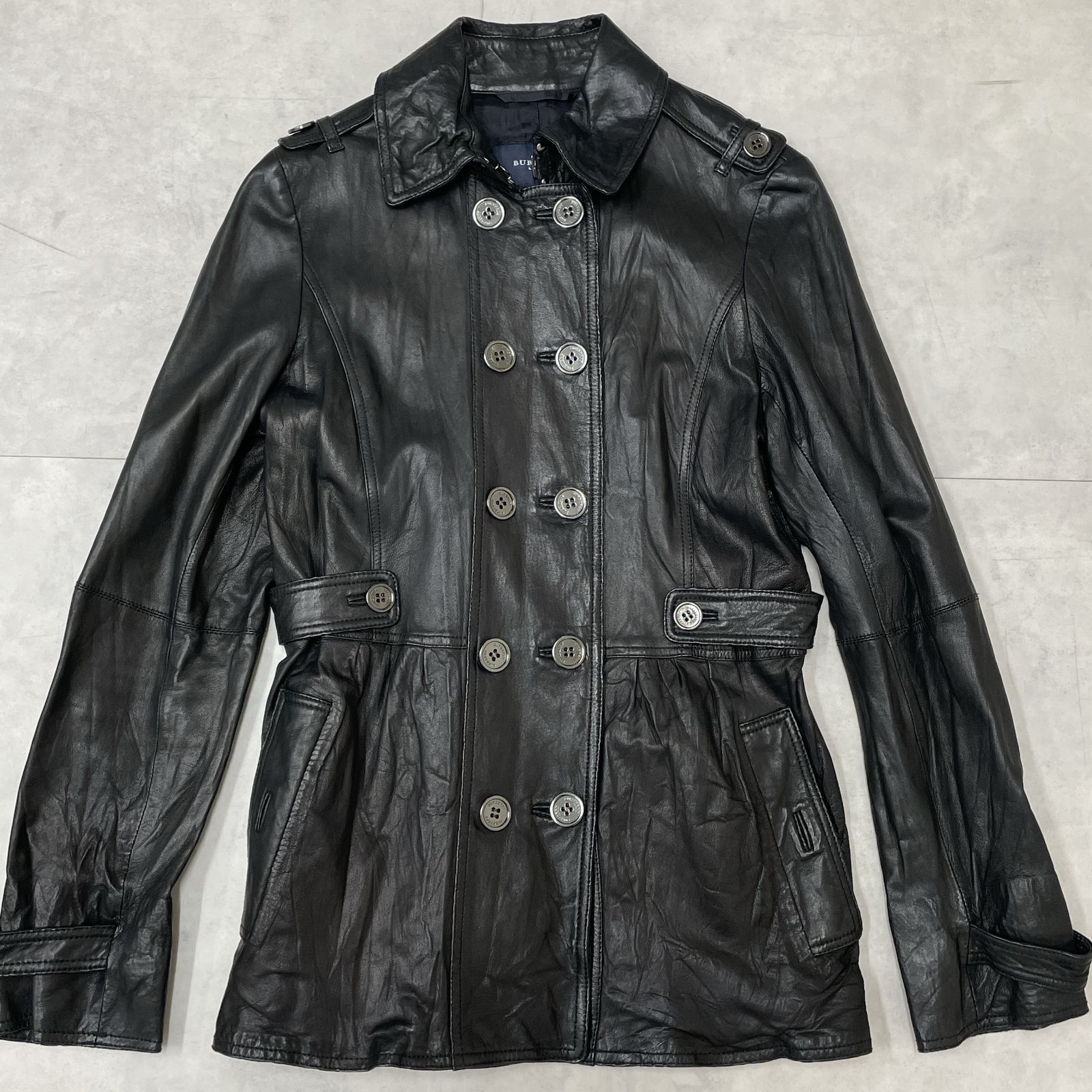 バーバリーBurberry 革ジャンジャケット牛革