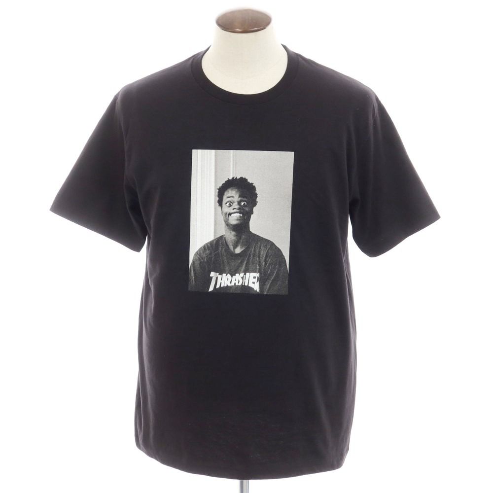 シュプリーム Supreme 2024年秋冬 Thrasher Harold Tee コットン クルーネック 半袖Ｔシャツ ブラック【サイズL】【メンズ】